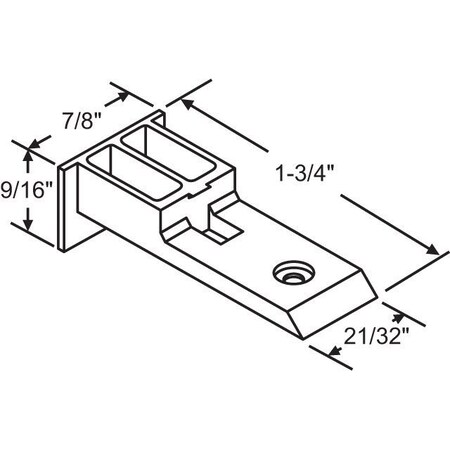 Strybuc Balance Top Sash Guide 900-18140W